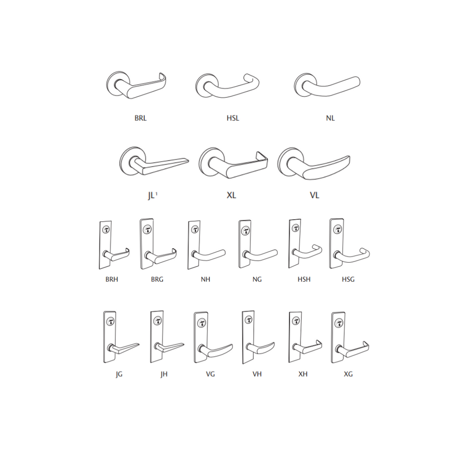 Arrow BM07 Exit Mortise Lever Lock