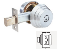 Arrow E60 Exit Deadbolt Grade 2 - Barzellock.com
