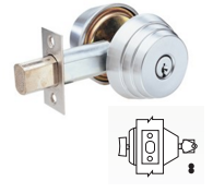 Arrow E61 Single Cylinder Deadbolt Grade 2 - Barzellock.com