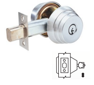 Arrow E63 Single Cylinder Deadbolt Grade 2 - Barzellock.com