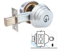 Arrow E64 Classroom Deadbolt Grade 2 - Barzellock.com