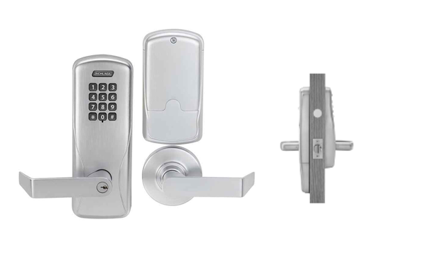 Schlage Electronics CO100-CY-70-KP Storeroom with Keypad Reader