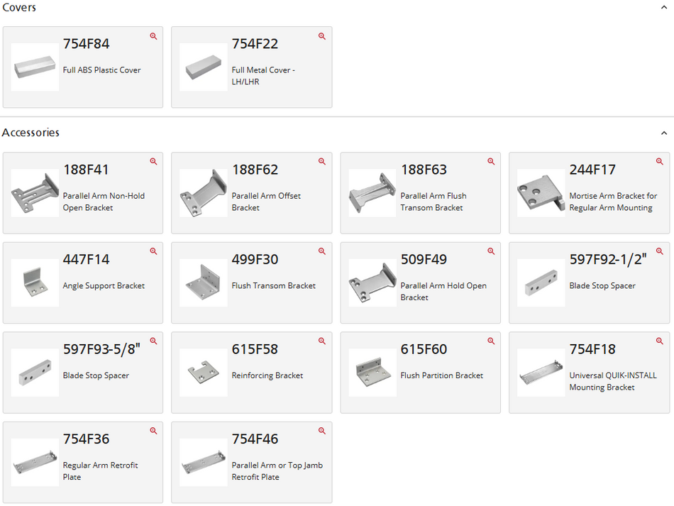 Corbin Russwin DC8200 / DC8210 Series Heavy-Duty Door Closer DC8000 Series