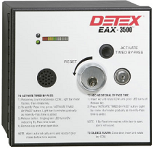 Detex EAX-3500 Hardwired Timed Bypass With Rechargeable Battery Door Alarm - Barzellock.com