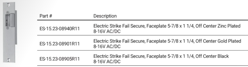 Mul-T-Lock 15-23 Electric Strike