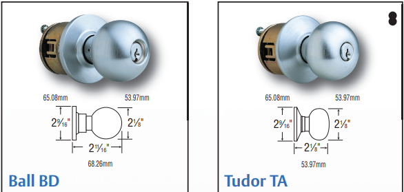Arrow Knob Passage Exit Trim