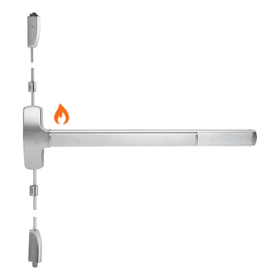 Falcon F-25-V-EO Series Exit Only - Vertical Rod Exit Device Fire Rated