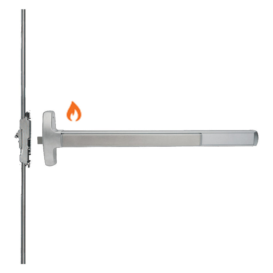 Falcon F-24-CWDC-EO Series Exit Only - Concealed Vertical Rod Exit Device for Wood Doors - Fire Rated