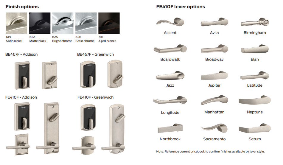Schlage FE410F Smart Interconnected Lock