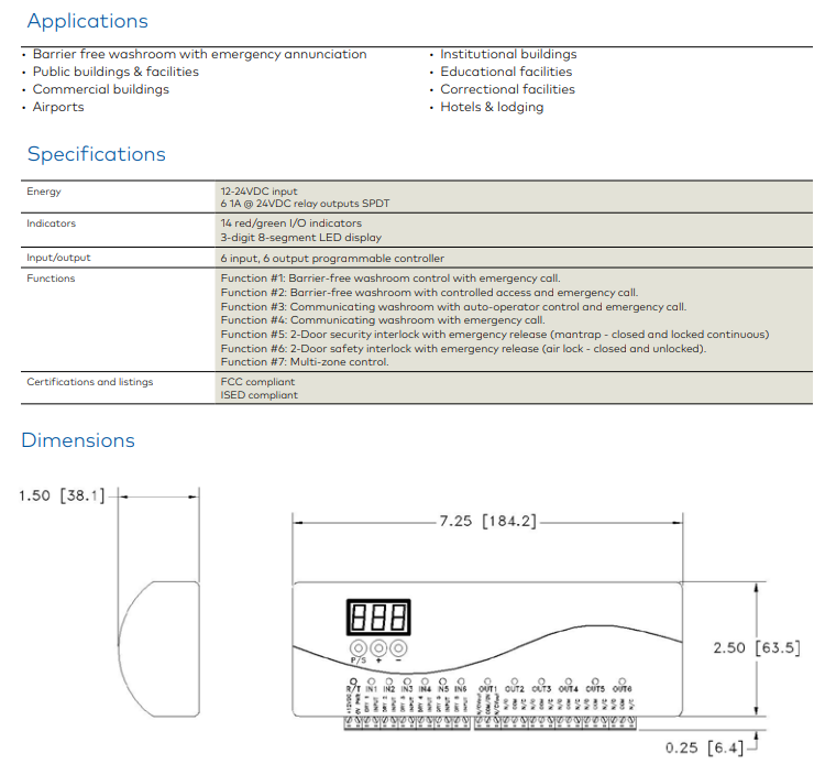 RCI ILO6 Controller