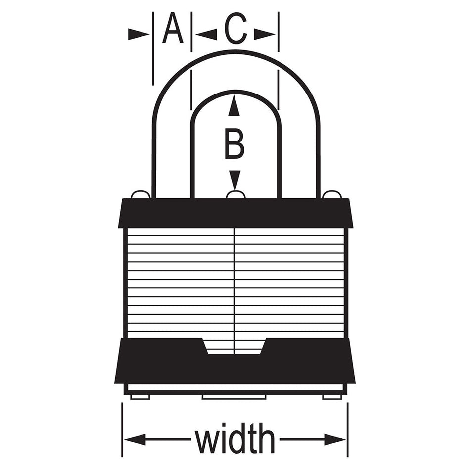 Master Lock 1 Laminated Padlock