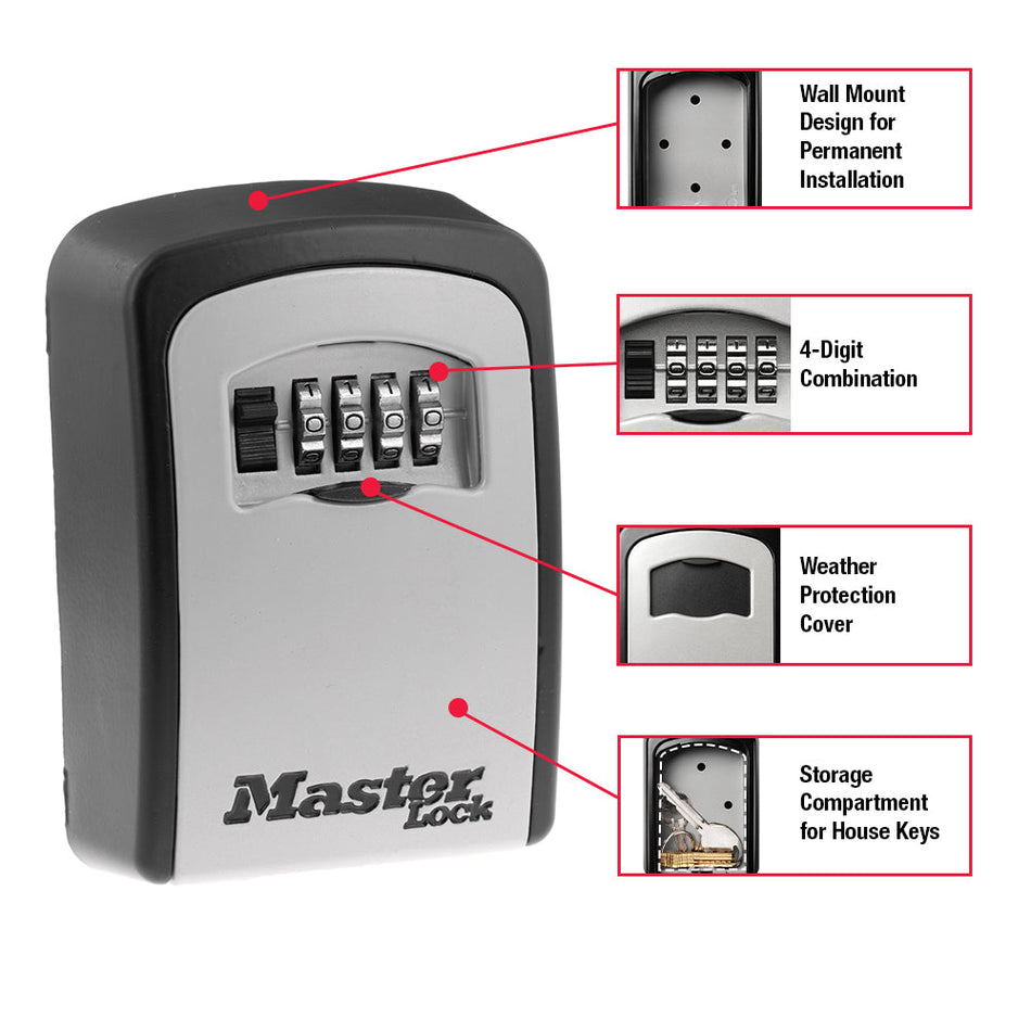 Master Lock 5401D Wall Mount Lock Box