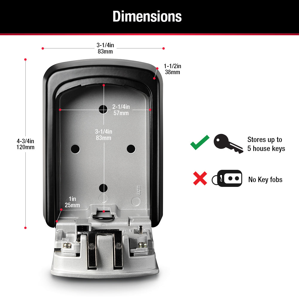 Master Lock 5401D Wall Mount Lock Box – Barzel Lock