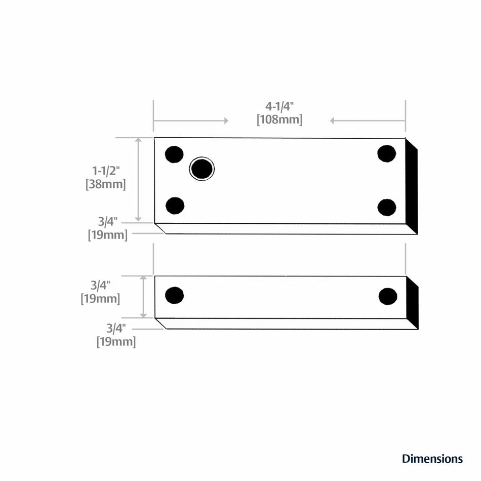 Securitron MSS Magnetic High Security Door Position Switch