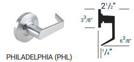 PDQ SD148 Classroom Grade 2 Lever Lock