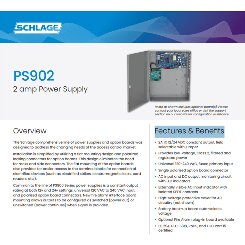 Von Duprin PS902-2RS-BBK