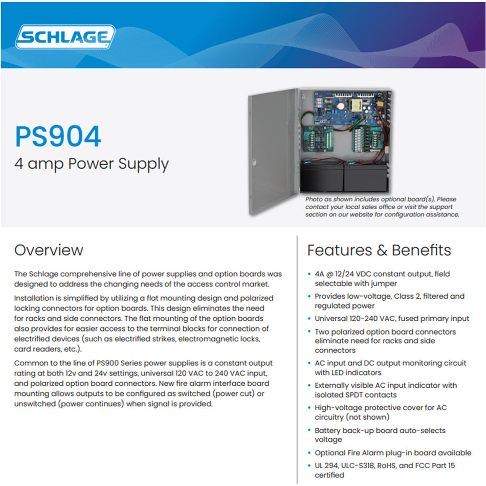 Von Duprin PS904-2RS-2RS