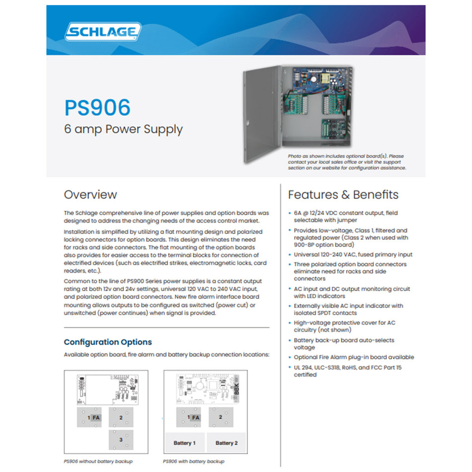 Von Duprin PS906-KL-8P-FA-BBK