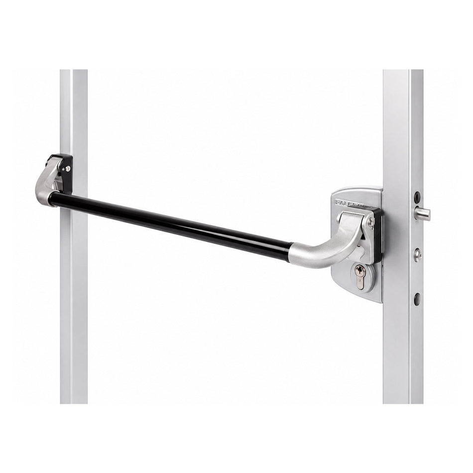 Locinox Pushbar | Aluminum Push Bar for Insert or Surface Mounted Locks