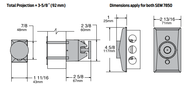 LCN SEM7850 Magnet Holder