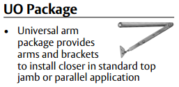 Sargent 281 Powerglide Cast Iron Door Closer - Barzellock.com