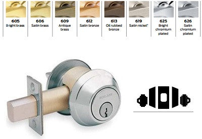 Schlage B662 Double Cylinder Deadbolt - Barzellock.com
