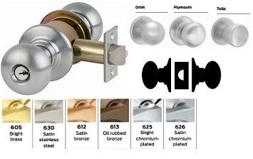 Schlage D10S Passage Latch Knob Lock D Series - Barzellock.com