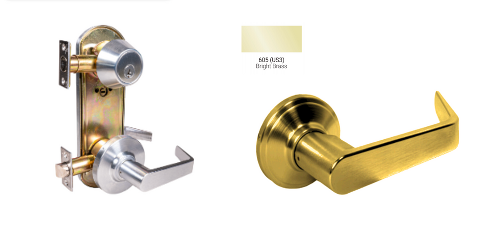 PDQ CL126 Entry Single Cylinder Passage Lever Grade 2