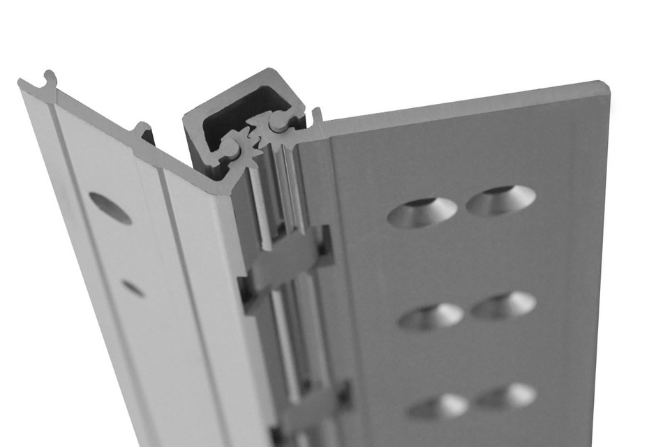 ABH A540HD Aluminum Continuous Gear Hinges Half Surface