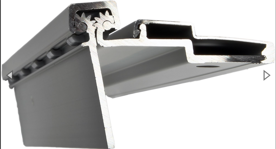 ABH A450HD Aluminum Continuous Gear Hinges Half Surface