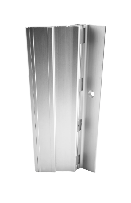 ABH A210HD Aluminum Continuous Gear Hinges Full Surface Swing Clear