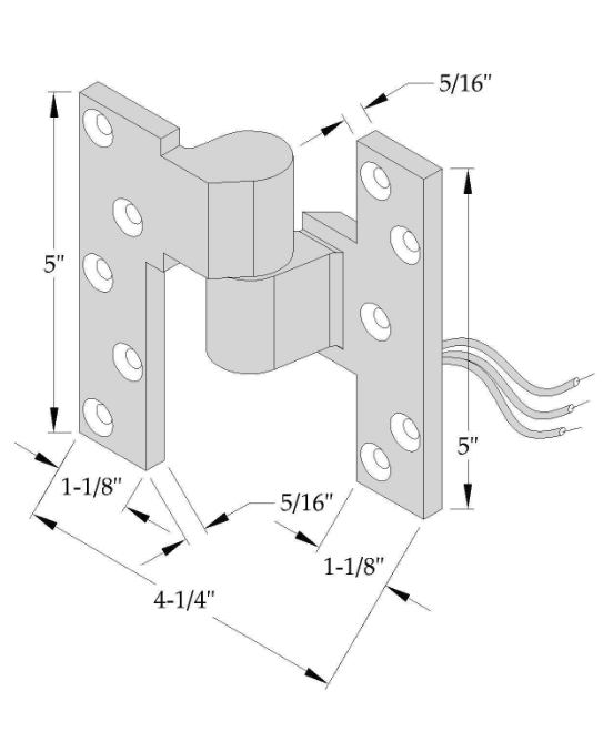 ABH CM019 Intermediate Pivot - Electrified - 3/4" Offset