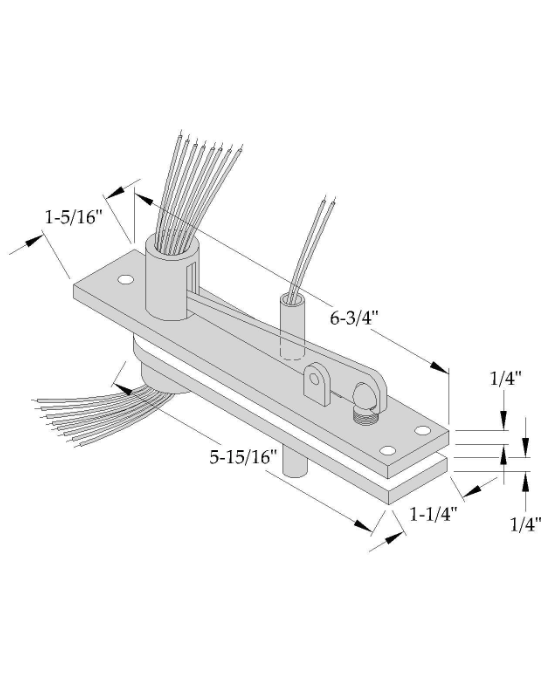 ABH CME0340 Electrified Top Pivot - Center Hung