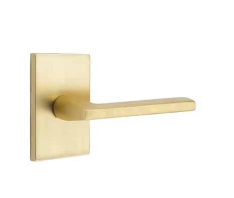 Emtek Helios Lever with Modern Rectangular