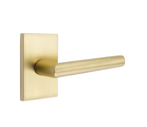 Emtek Stuttgart Lever with Modern Rectangular Rosette