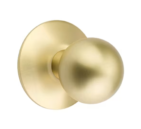 Emtek Orb Knob with Modern Rosette