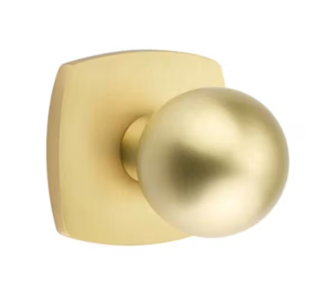 Emtek Orb Knob with Urban Modern Rosette