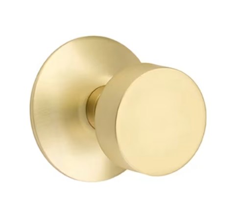 Emtek Round Knob with Modern Rosette