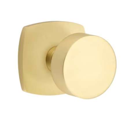 Emtek Round Knob with Urban Modern Rosette