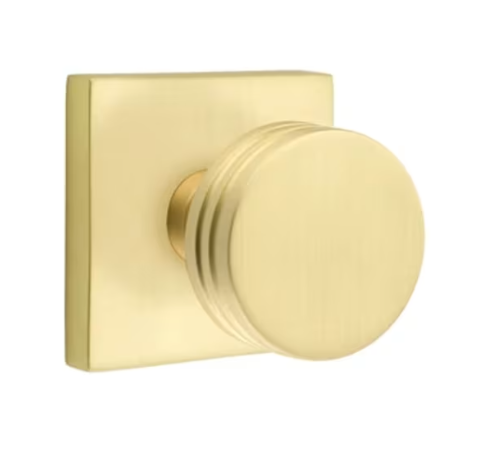 Emtek Bern Knob with Square Rosette