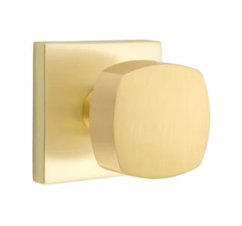 Emtek Freestone Knob with Square Rosette