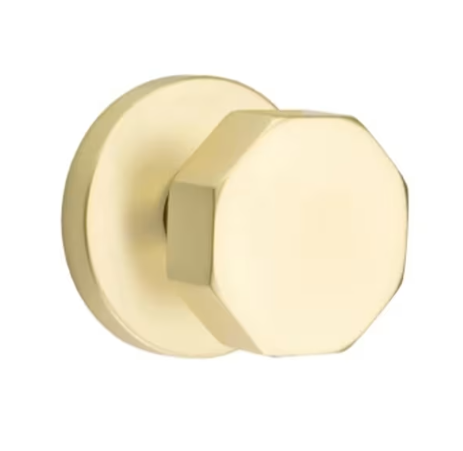 Emtek Octagon Knob with Disk Rosette