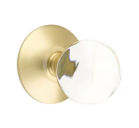 Emtek Bristol Knob with Modern Rosette