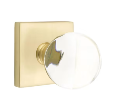 Emtek Bristol Knob with Square Rosette