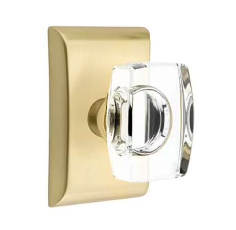 Emtek Windsor Glass Knob with Neos Rosette