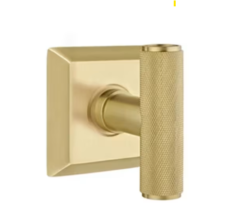 Emtek The Ace Knurled Knob with Quincy Rosette