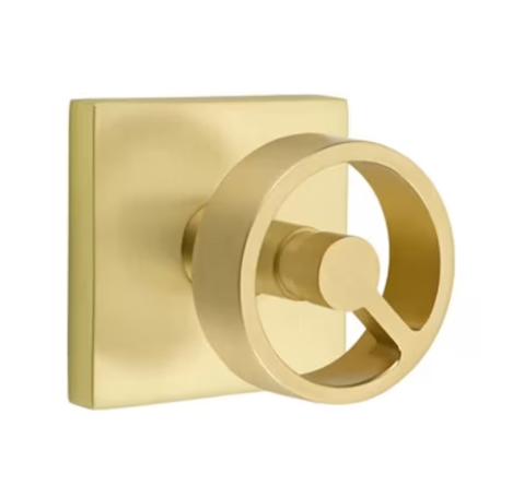 Emtek Spoke Knob with Square Rosette