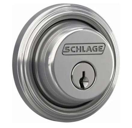 Schlage Single Cylinder Keyed Entry Deadbolt from the Indy Collection