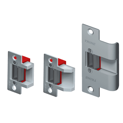 Trine 323478FX-LC Smallest Fire Rated Electric Strike Kit With 2-1/4" Extended Face Plates