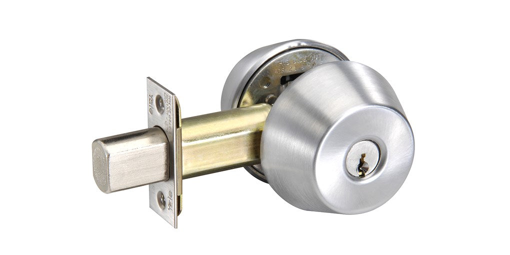 Yale D111 & D112 Cylinder x Thumbturn Deadbolt 626 Finish - Barzellock.com